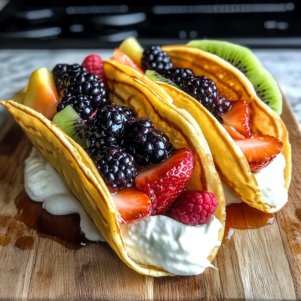 Fruity Pancake Tacos – Colorful Twist on Breakfast