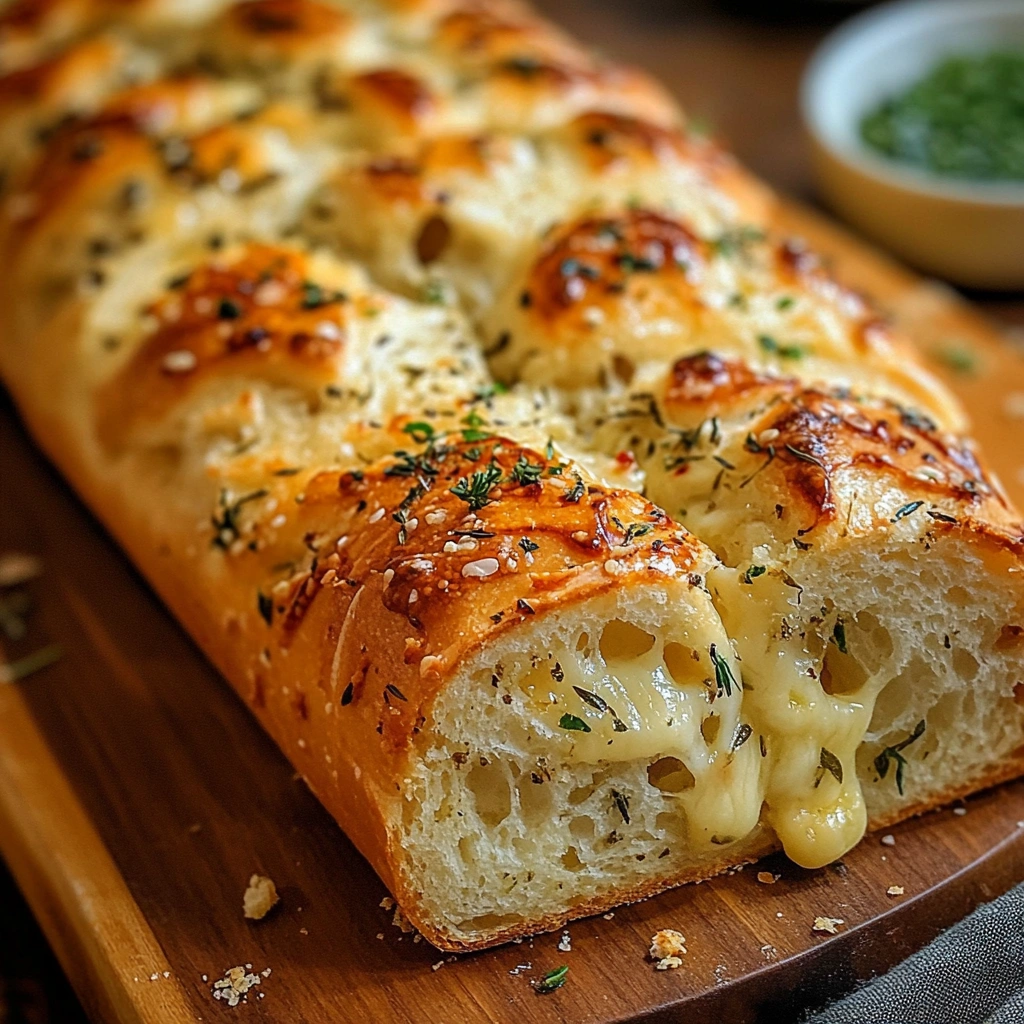Italian Herb and Cheese Bread –  Cheesy & Full of Flavor