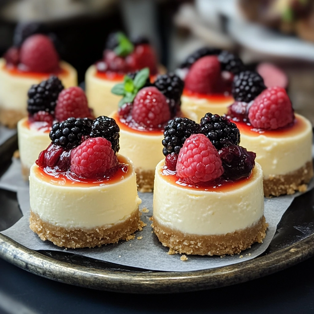 Mini New York Style Cheesecakes – Creamy & Perfectly Portioned