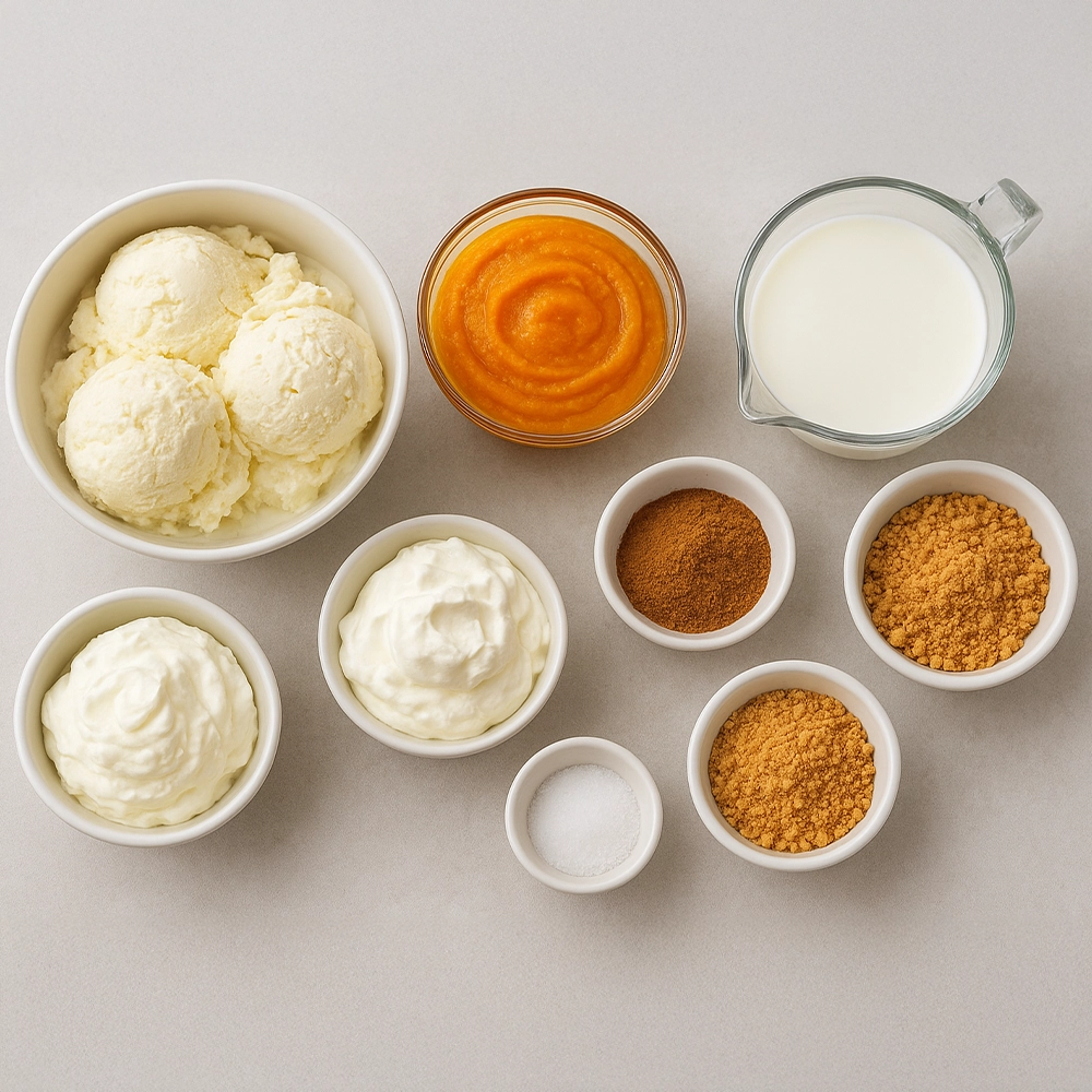 Pumpkin Milkshake Recipe | Creamy Fall Dessert in Minutes ingredients