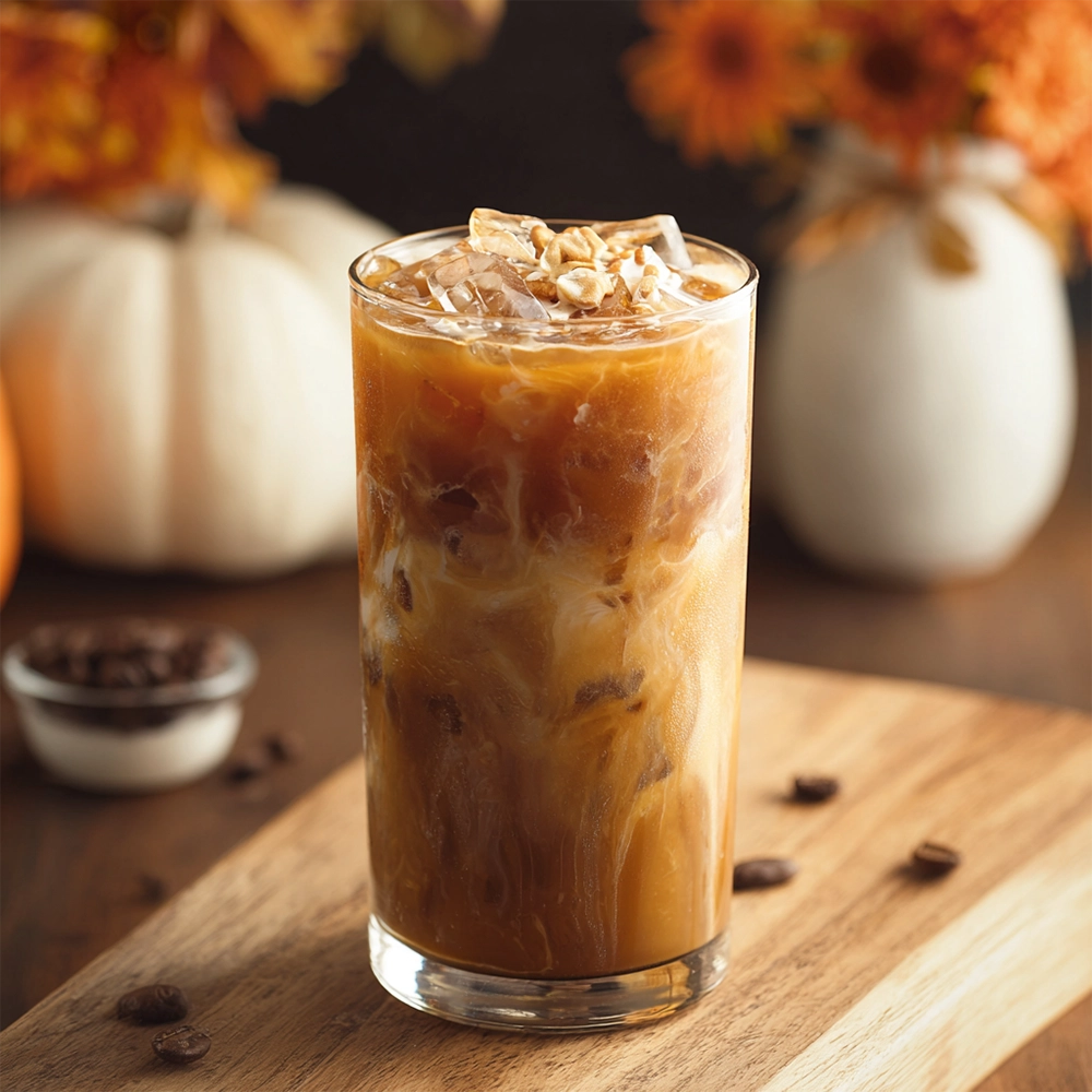Refreshing Iced Pumpkin Coffee