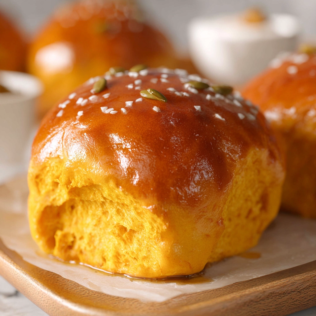 Fluffy Pumpkin Buns Recipe